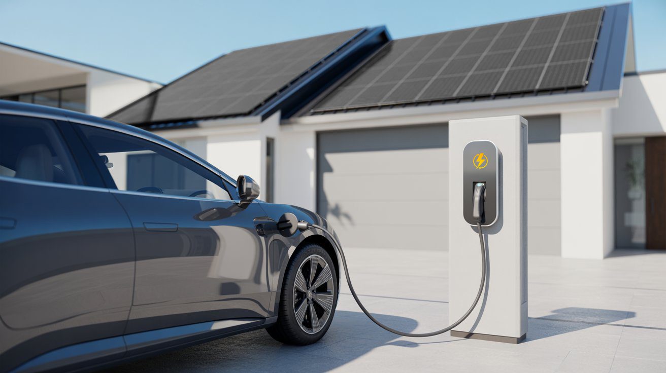 solar EV charging at home