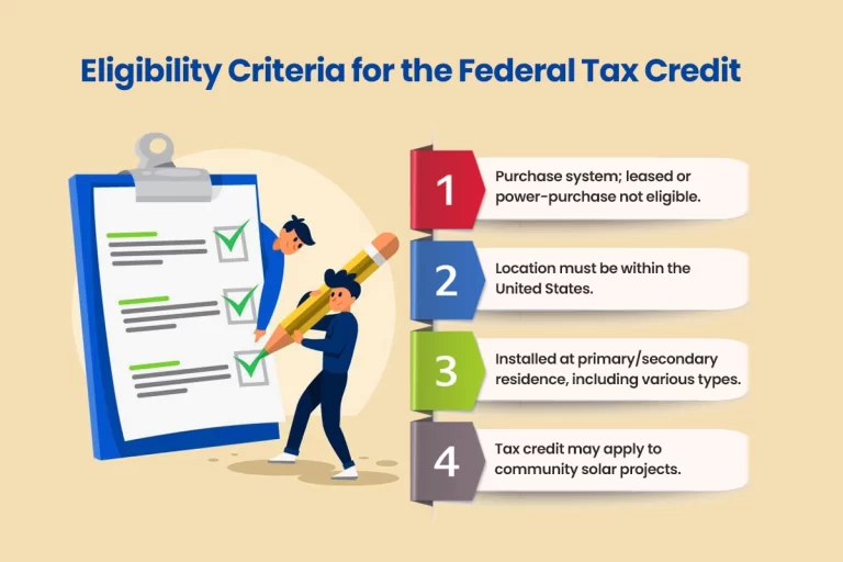 federal solar tax credit work