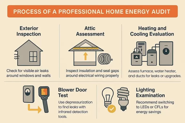 process of a professional home energy audit