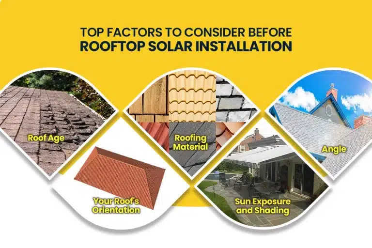 rooftop solar installation
