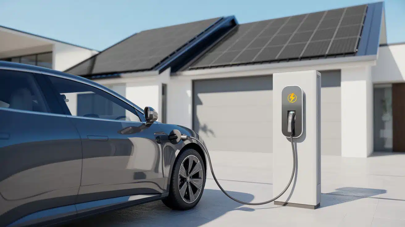 solar EV charging at home