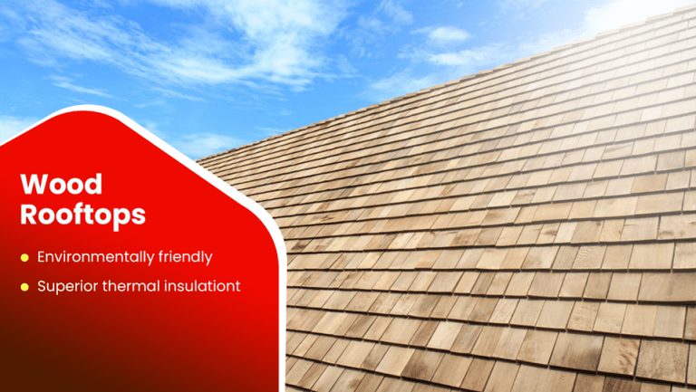 5. Wood Rooftops