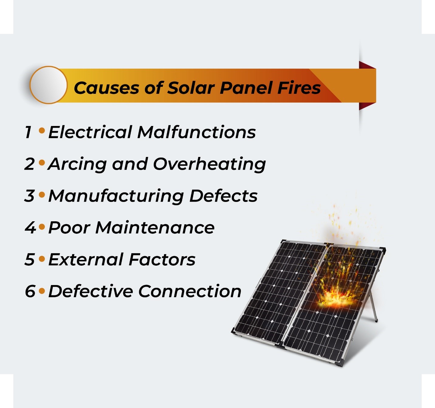solar fire causes
