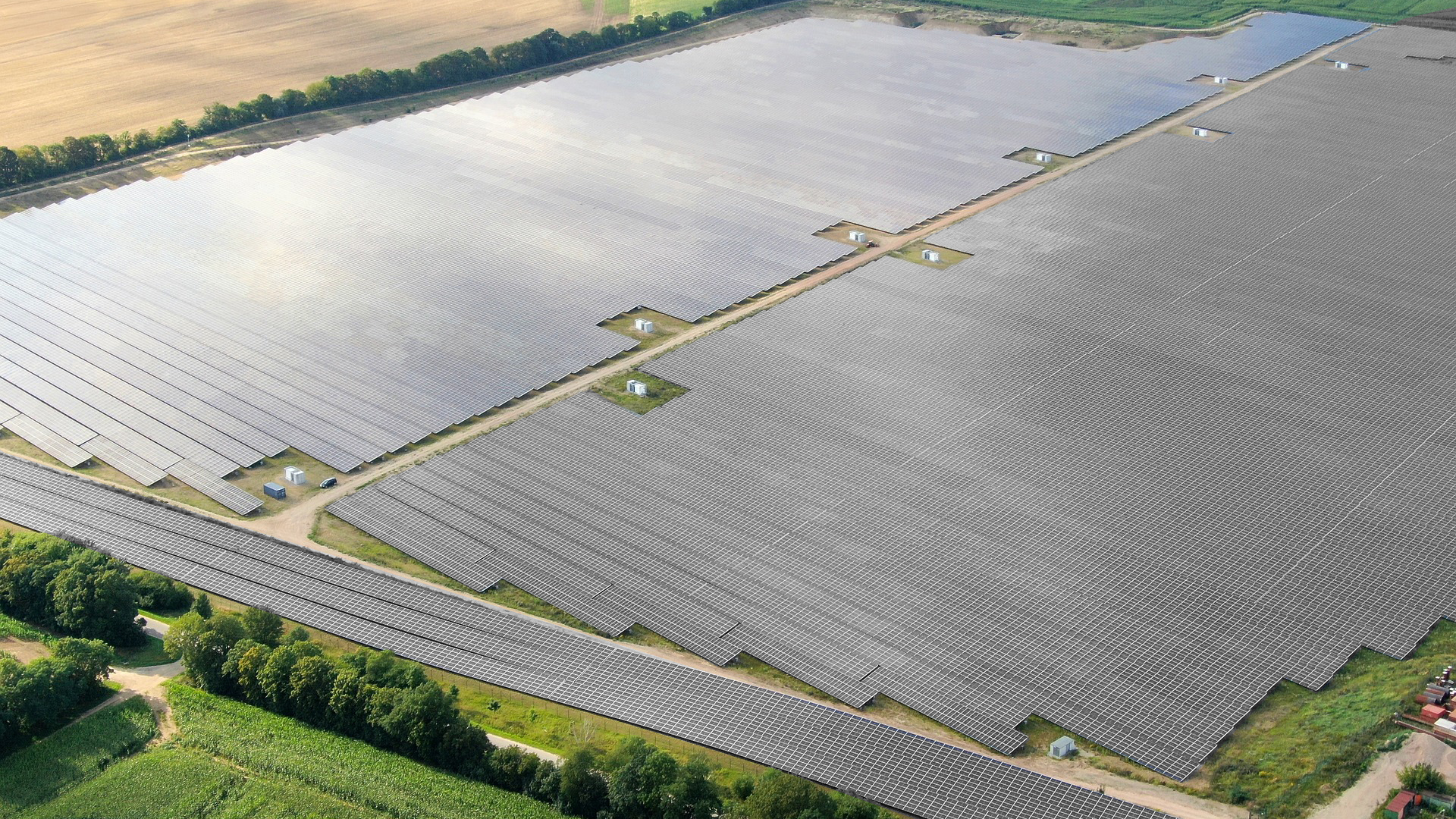 Solar Panel Farm Cover