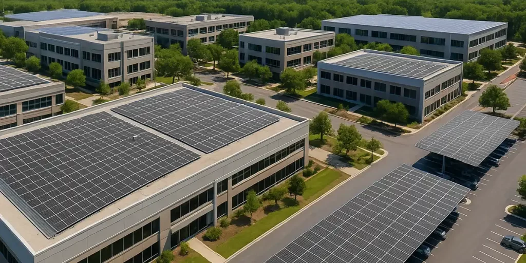 commercial solar installation