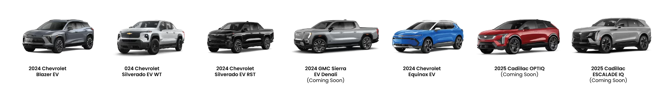 Compatible GM Electric Vehicles