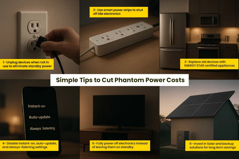 tips to reduce the impact of energy vampires on your electric bills