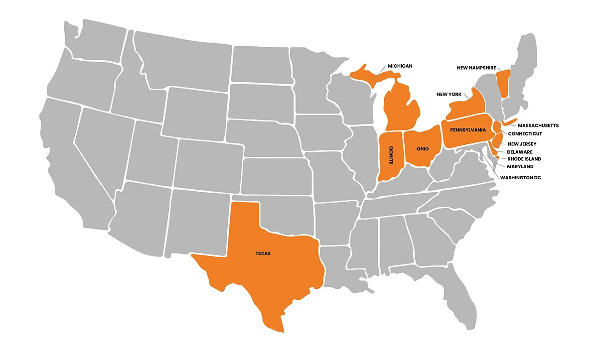 deregulated states