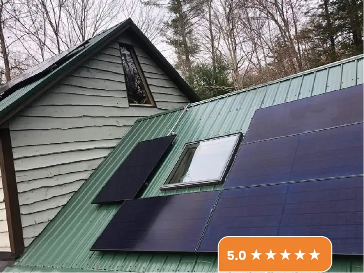 rooftop solar installation