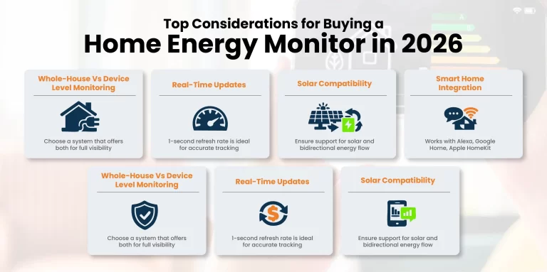 top considerations for buying a Home Energy monitor