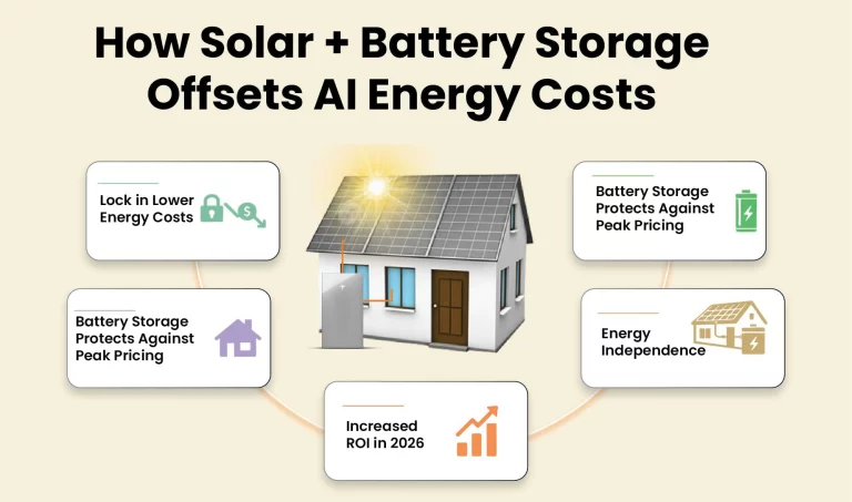 How Does Solar and Battery Storage Mitigate AI Energy Expenses?