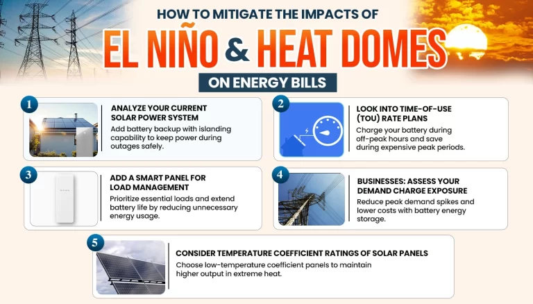 How to mitigate the impacts of El Nino and heat domes on energy bills
