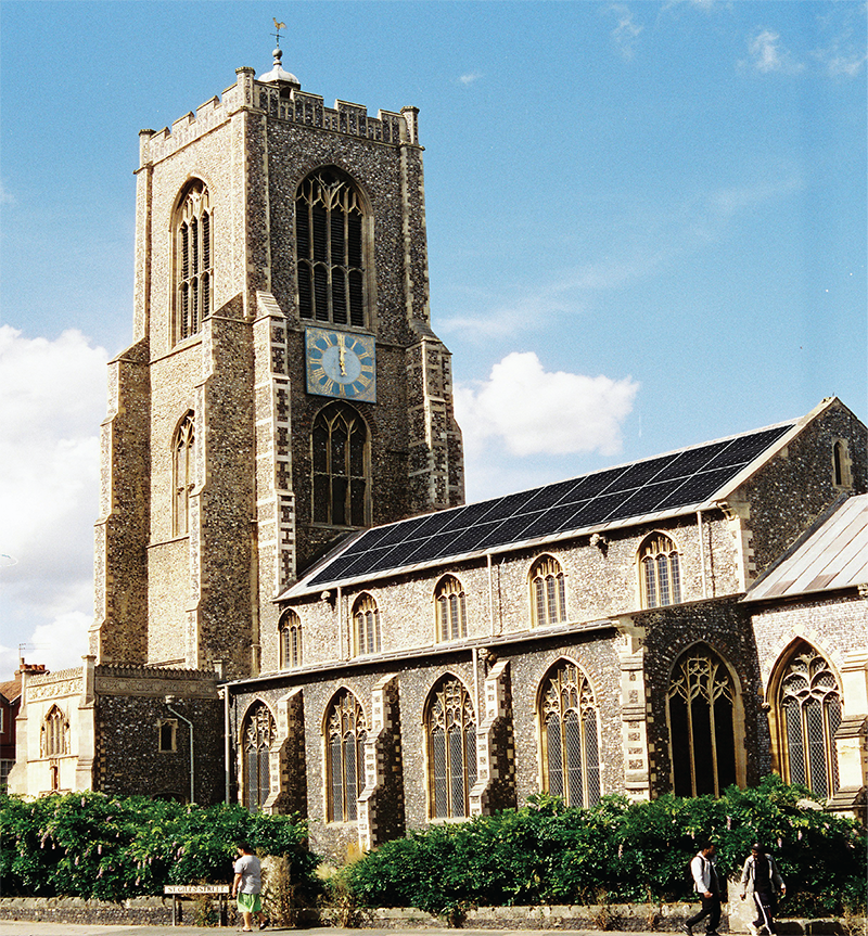 solar panels for churches