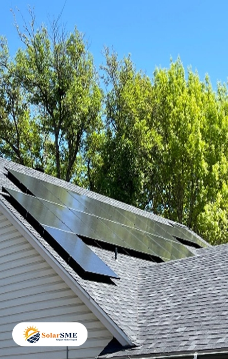 Solar roof installation